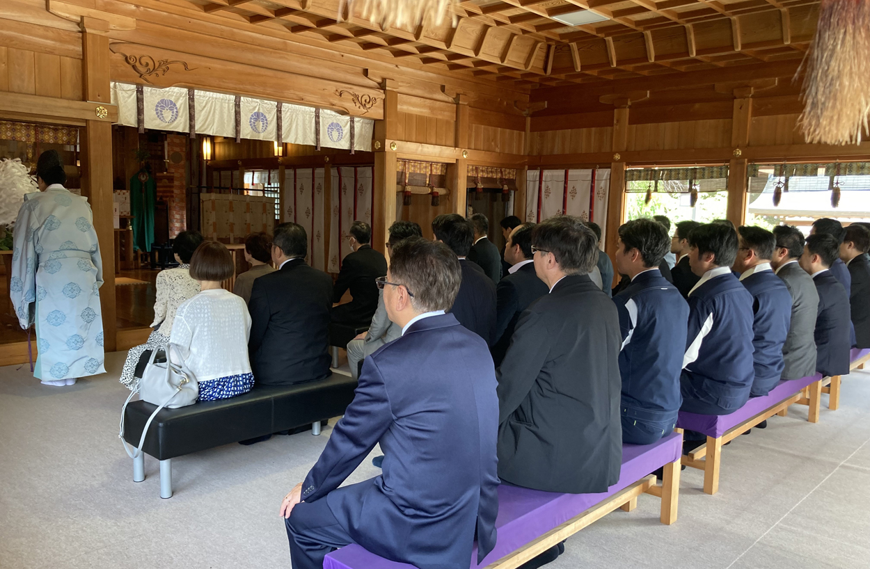 （仮称）アルファステイツ井尻新築工事の安全祈願祭を執り行いました。